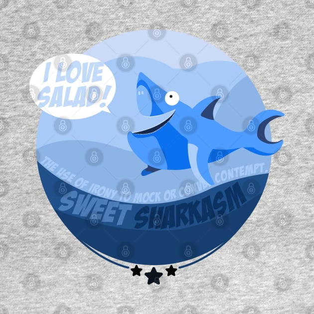 Sweet Sharkasm by Nytelock Prints